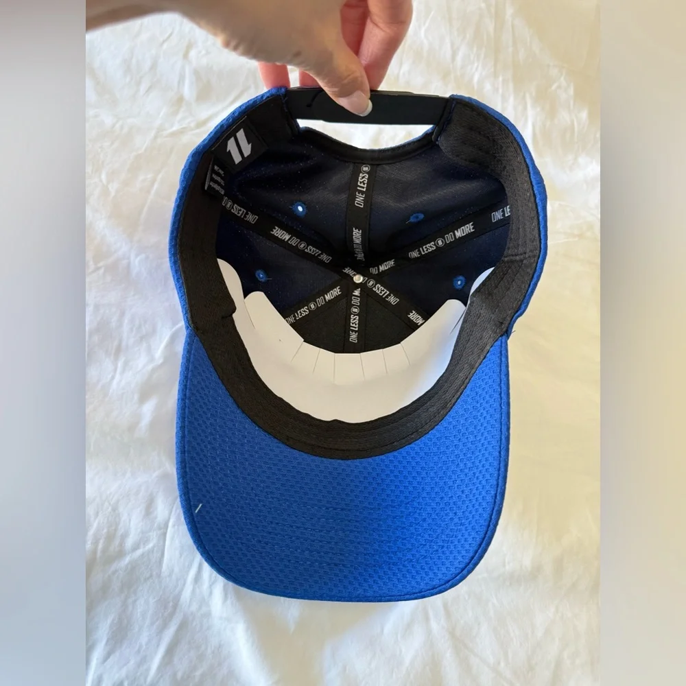 K&F King And Fifth | Size S/M | The Last Rep Blue Snapback Workout Hat Cap NWT - Picture 6 of 8